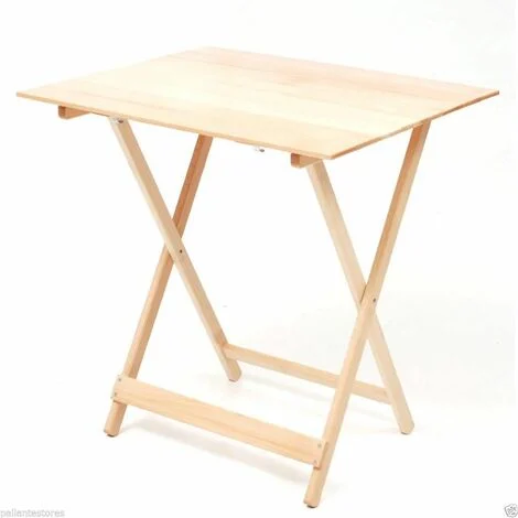Tavolo pic nic rettangolare pieghevole in legno colore faggiomisura 60x80 cm