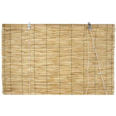 ARELLE TAPPARELLA CM 120 X 260 h BAMBU' CON TIRO E CARRUCOLA SERRANDA FER 18081