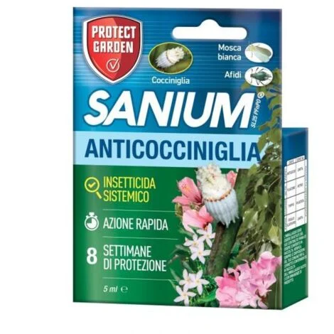 INSETTICIDA SISTEMICO SANIUM ANTICOCCINIGLIA 5 ML