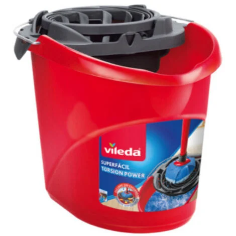 VILEDA secchio strizzatore da 10 litri - rosso
