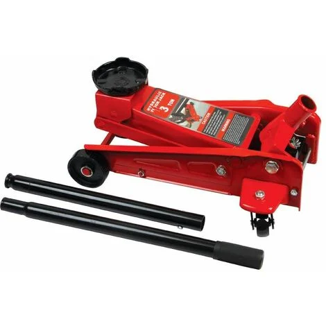 Varan Motors - NEFJ-03 CRIC IDRAULICO AUTO 3 TONNELLATE A CARRELLO INDUSTRIALE SOLLEVAMENTO CRIC GARAGE