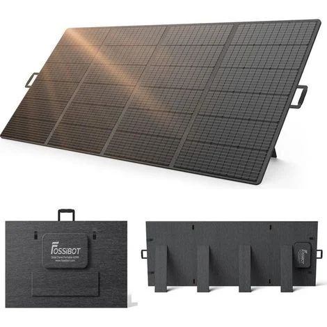 Pannello Solare Monocristallino - FOSSIBOT - SP420 - 420W - Pieghevole - Impermeabile - Portatile