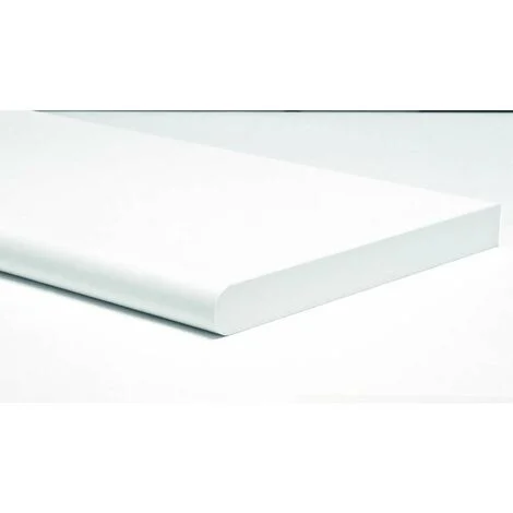 Kimono Mensola Stondata Bianca in Truciolato 600x200 mm Arredo Casa