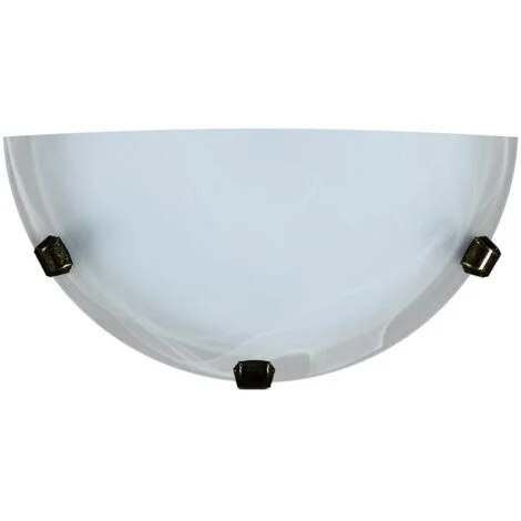 DUNA LAMPADA APPLIQUE DA PARETE E27 1 LUCE BIANCA