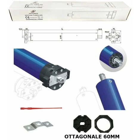 Kit Motore Avvolgibile X Tapparella 55kg 20nm Si Adatta A Came Faac Automazione