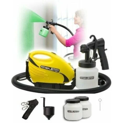 PISTOLA A SPRUZZO TOTAL PAINTER PROFESSIONALE PER VERNICIARE COMPRESSORE