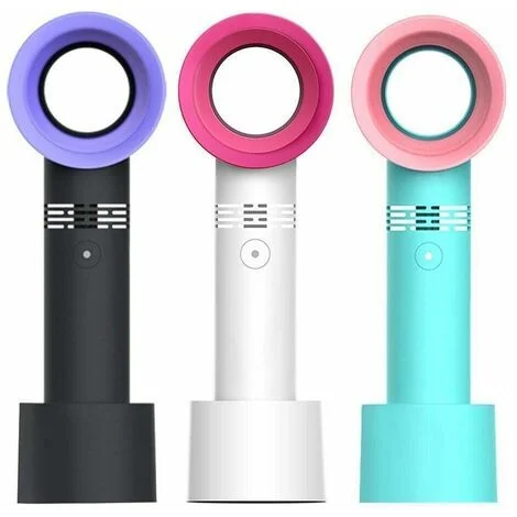MINI VENTILATORE SENZA PALE PORTATILE RICARICABILE USB UFFICIO CASA AUTO