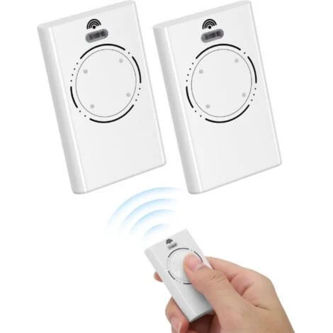 Confezione da 2 telecomandi per porte da garage, 868 MHz, 4 canali, compatibili con XT4 868 SLH, XT2 868 SL