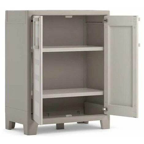 Armadio Basso da Esterno o interno Kis Gulliver cm 44 x 80 x 100 2 Ripiani