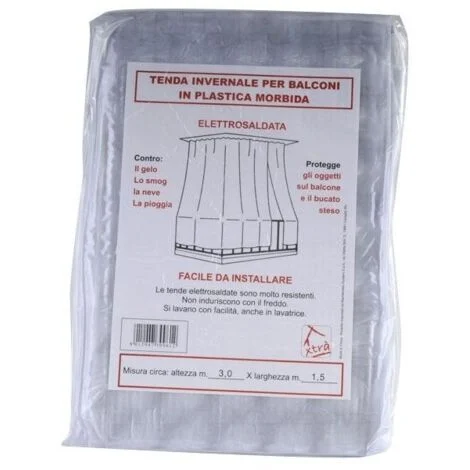 Tenda Balcone Pvc Bianca 300X150 Xtra