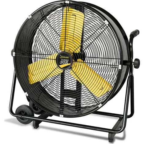 [PRODOTTO USATO] OUTLETGarland Ventilatore industriale TURBO 24S-V23 - Ventilatore professionale da pavimento de per officina, magazzino, ufficio o casa, 260 W e 210 m3/min.
