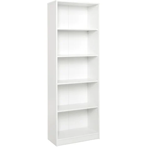 libreria "peggy" con 4 ripiani, 58x168x28 cm