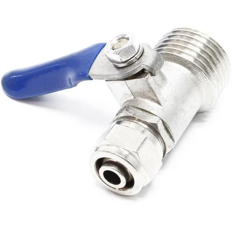 Naturewater Valvola a sfera con raccordo Jaco Filetto esterno 20 mm (1/2″) Attacco per tubo Ø 10 mm