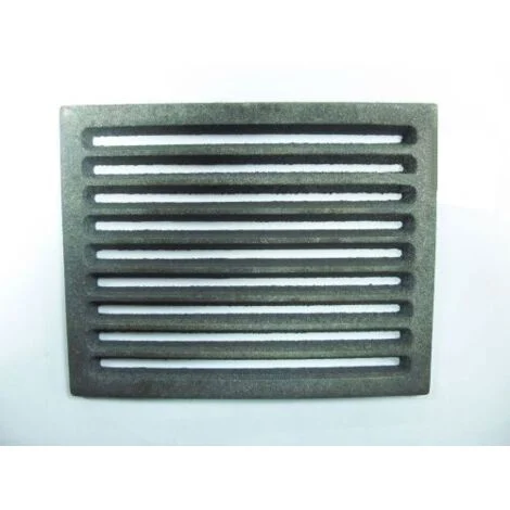 GRIGLIA IN GHISA PER CAMINO STUFA CM 19X23,5 CENERE (22038)