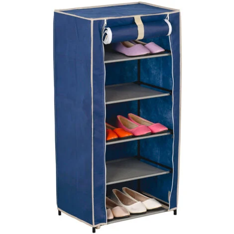 ARMADIO GUARDAROBA BRIXO SCARPIERA SLIM 44X30X89CM