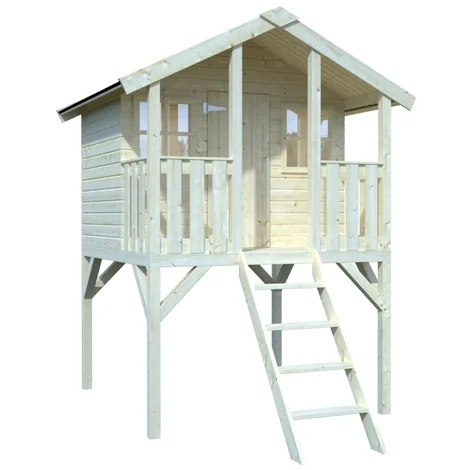 CASETTA DA GIARDINO PER BAMBINI IN LEGNO D' ABETE NORDICO(16mm) - 180x122 cm -PAVIMENTO INCLUSO- ITALFROMBABY02