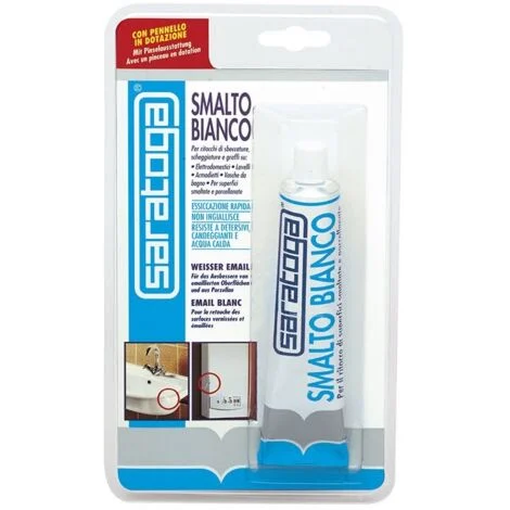 Smalto per sanitari 1 mano bianco lucido deluxe saratoga - saratoga