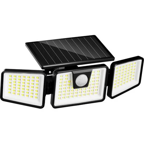 Faretto solare 3 teste con rilevatore 800LM FALCON