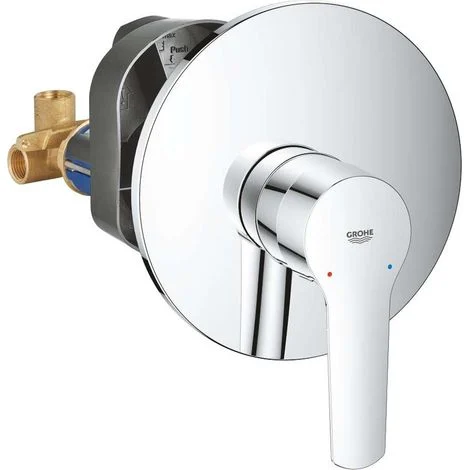 Grohe QuickFix Start - Miscelatore doccia ad incasso con corpo incasso, cromo 32590002