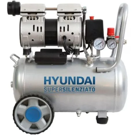 compressore aria silenziato hyundai 24l 1hp - cod. 65700p