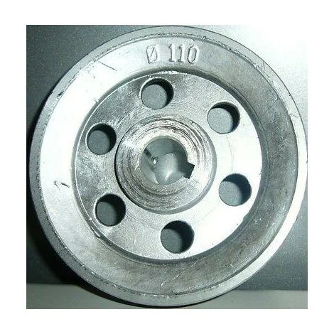 PULEGGIA VOLANO MOTORE ELETTRICO D.110 - 1GOLA - FORO 19 ABAC ORIGINALE