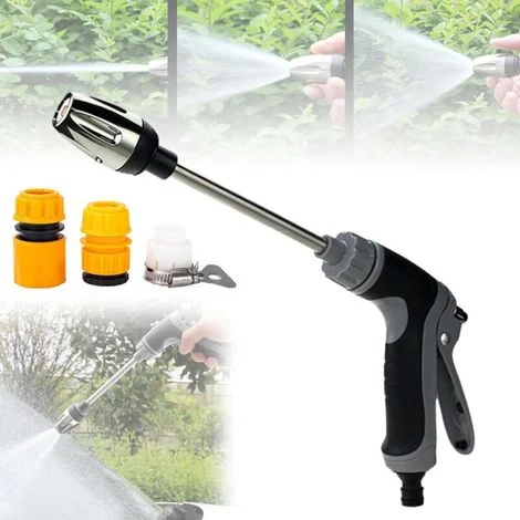 Idropulitrice elettrica da 150 bar – Portata 6-10 l/min – Lunghezza tubo 37 cm – Design ergonomico per il lavaggio auto – Crezuo