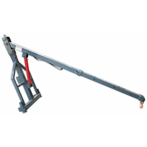 Gru Idraulica Portata 1000 Kg Attacco a Tre Punti Trattore 220 - 350 Cm