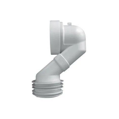 Connessione eccentrica per scarico pavimento per wc filomuro di
