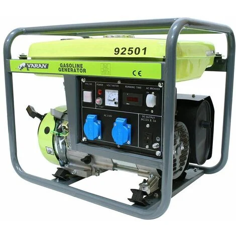 Varan Motors - 92501 Generatore elettrico benzina 2800W 2x 230V 1x 12VDC