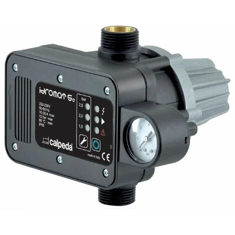 Presscontrol Calpeda IDROMAT 5-15 accensione spegnimento automatico pompa on / off pressione di partenza 1,5 bar pressostato elettronico