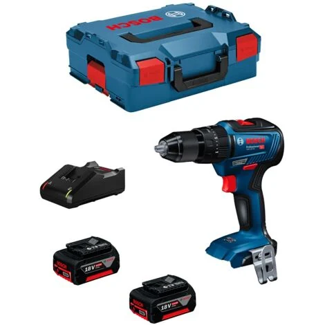 Trapano Avvitatore Bosch GSB 18V-55 2x4Ah