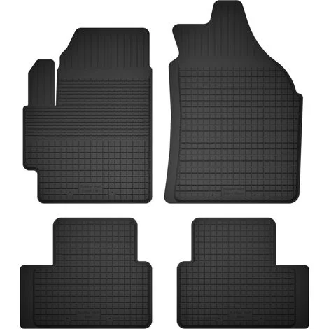 Tappetini auto in gomma, set da 4, universali per: Opel Agila B hatchback (2008-2014)