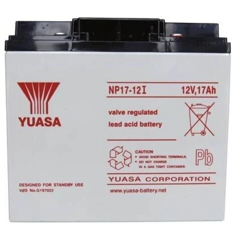 Batterie Plomb 12V 17Ah Yuasa (181X76X167) M5 (NP17-12I)