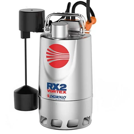 POMPA Sommergibile VORTEX Acque Sporche RX2/20 Galleggiante Magnetico Pedrollo MONOFASE