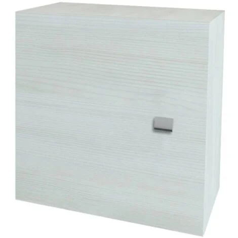 Savinidue Pensile Cubo Zaffiro - Rovere Bianco - 45 cm