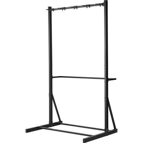 Mophorn Portabici verticale in acciaio al carbonio, capacità di carico 136 kg per un massimo di 5 biciclette, supporto indipendente per casa, garage e utilizzo interno o esterno