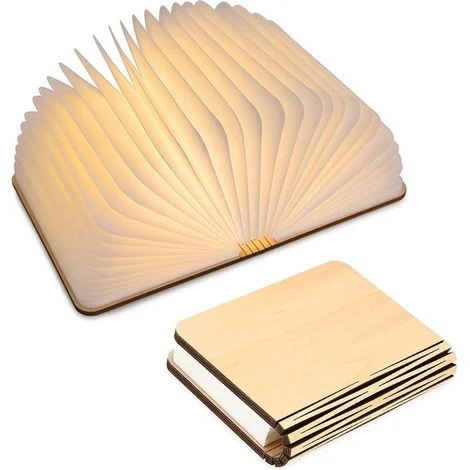 Lampada da lettura a LED pieghevole, lampada d'atmosfera ricaricabile tramite USB da 2500 mAh, ideale come decorazione notturna per casa e camera da letto, regalo di compleanno (bianco caldo129 cm