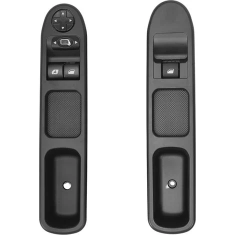 Pulsanti interruttore alzacristalli applicabili Pannello di controllo compatibile con Peugeot 207 Citroen c3 6554.QC 6490HQ 6554HJ 6 pin 2 pezzi