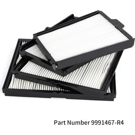 Set di 4 filtri per pulitori per piscina compatibili con Dolphin S200, Proteus DX4, Active 20, Active 30, M600, Explorer E30, codice articolo 9991467-R4