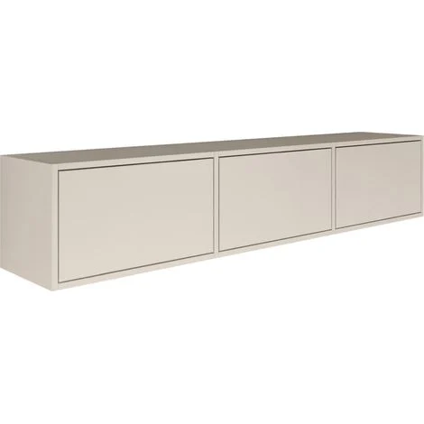 Selsey FRAMME – mobile TV sospeso con tre anta – grigio cashmere – 150 cm