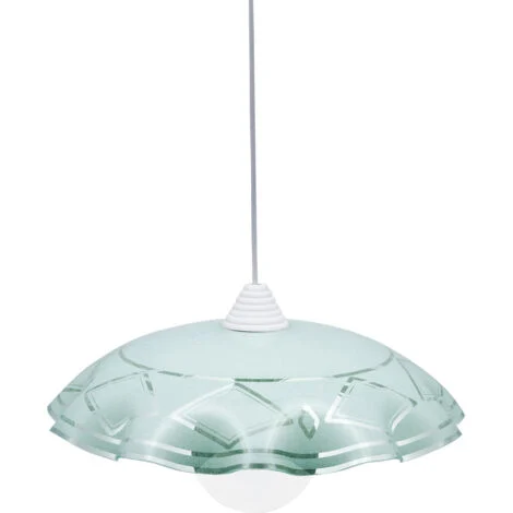 Sosp.d50 1xe27 m.bi v.lastra bianco - e-energy