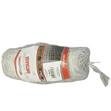 RETE SOSTEGNO PER ORTAGGI BIANCA 2X50 MT - 9,5 GR/MQ - ORTO VERDURA PIANTE