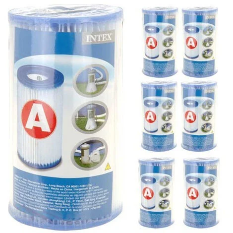 INTEX PEZZI 6 FILTRI CARTUCCIA MOD. A 59900 29000 PER POMPA PISCINA