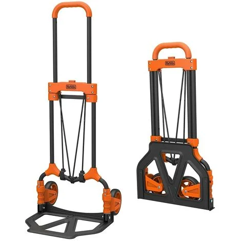 Carrello Portapacchi Pieghevole Portatutto 2 Ruote Portata 65Kg Black Decker
