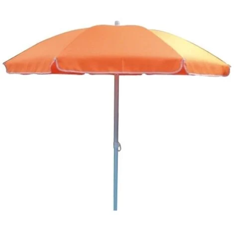 Ombrellone da Spiaggia Reclinabile con Custodia e Tracolla Solero Arancione