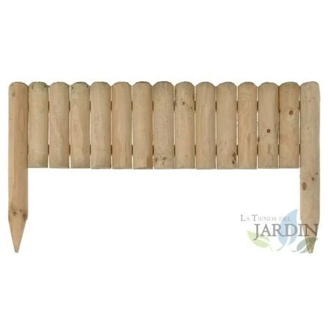 Bordura per Recinzioni in legno Vampire, 40 x 7 x 105 cm, in Legno Trattato per Esterni