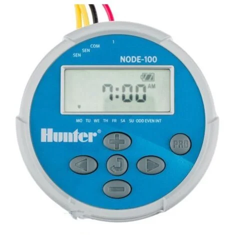Programmatore di Irrigazione a Batteria 9V NODE100 Hunter, 1 Zona di Irrigazione