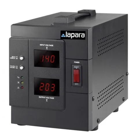 Regolatore di tensione Avr 3000 Va Lapara, protegge da sovraccarichi, cortocircuiti e surriscaldamento, capacità 3000 VA / 2400 W