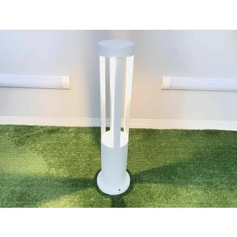 Lampione Per Giardino Lampada Led 12w Luce Calda Esterno Ip65 Lampioncino Da Terra Bianco