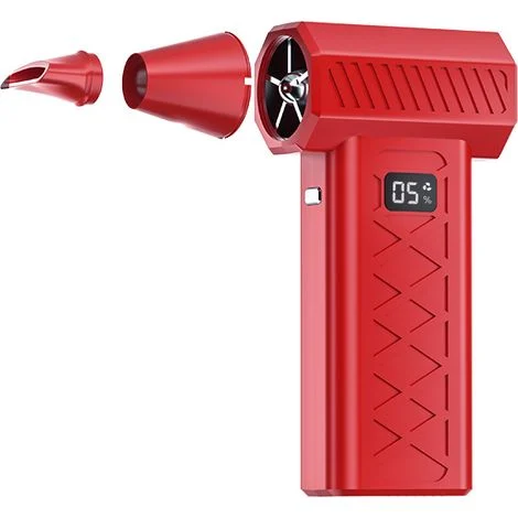 Asciugacapelli senza fili 2 in 1, martello di emergenza per rompere le finestre, turbina ad alta velocità, ideale per pulire balconi, prendersi cura del prato, spazzare via foglie e polvere.